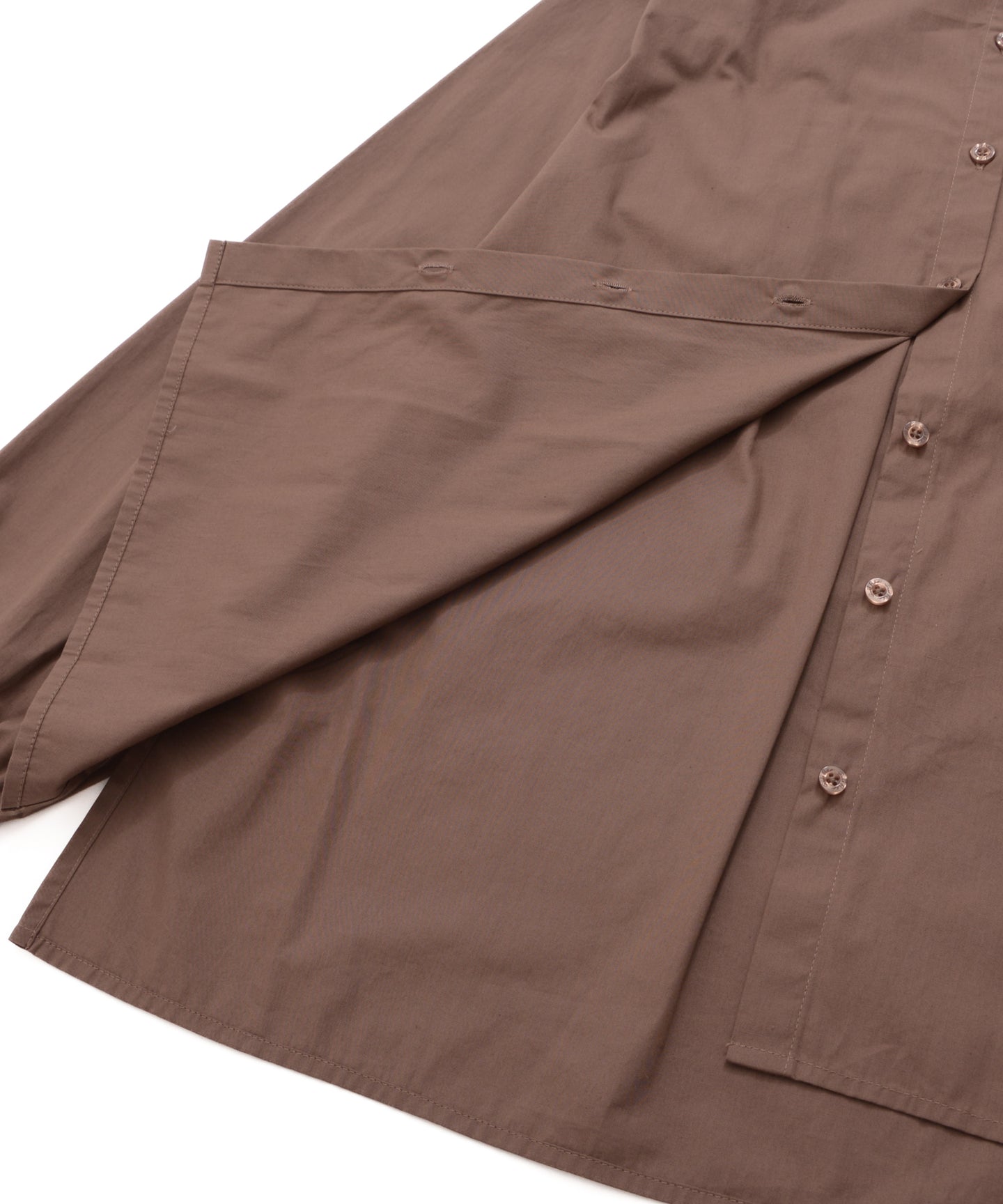 Arnold Palmer プチフリル バンドカラー シャツブラウス